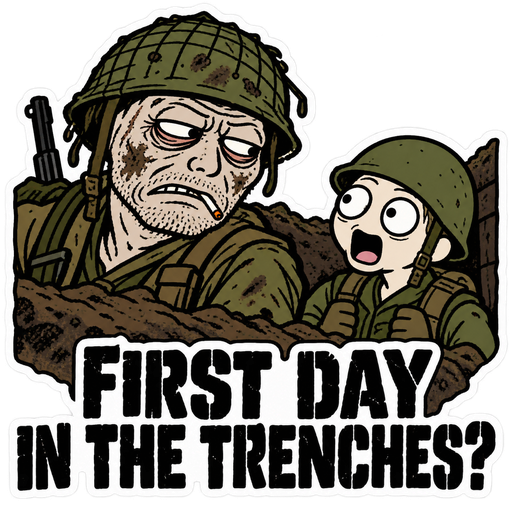 First day in the trenches?